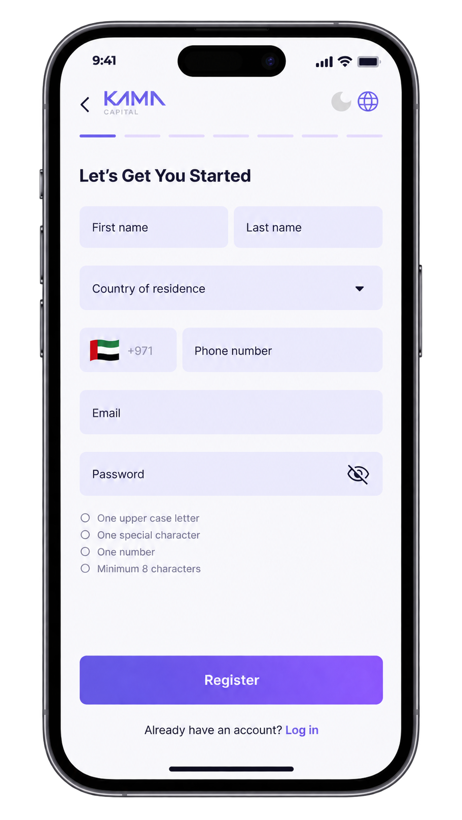 Create Your Account